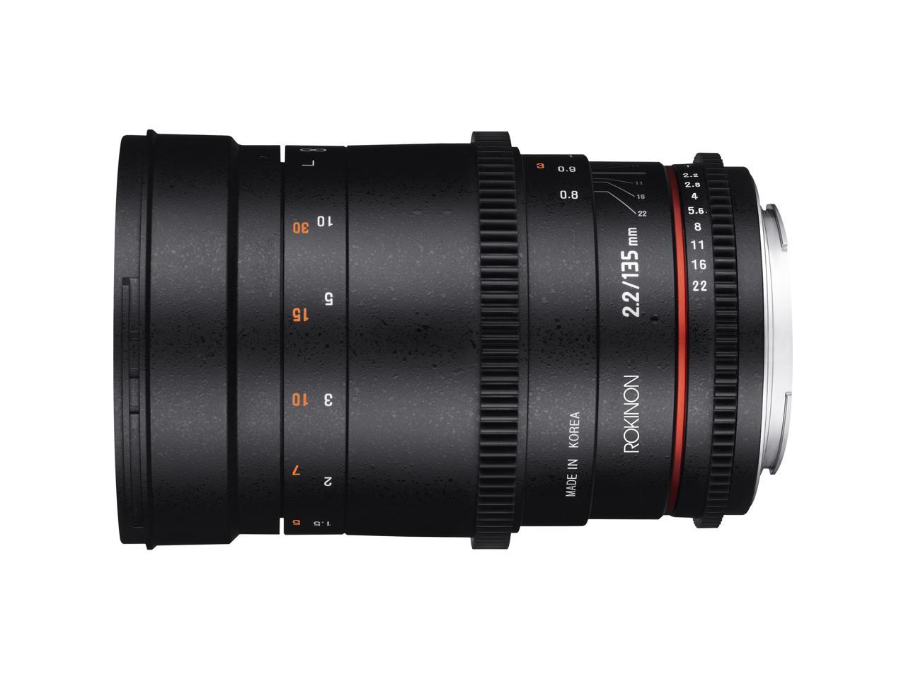 Rokinon 135mm T2.2 Cine DS Ultra Multi Coated Lens for Sony E-Mount #DS135M-NEX